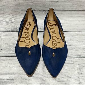 Sam Edelman Ruby Suede Pointy Toe Flats Size 11